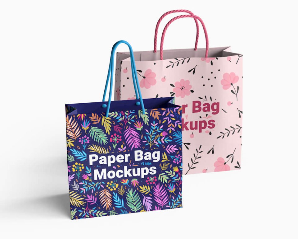 Download Paper Bag Mockup On Vectogravic Design