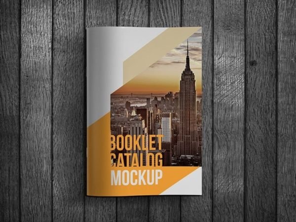 Realistic Booklet Catalog Mockup