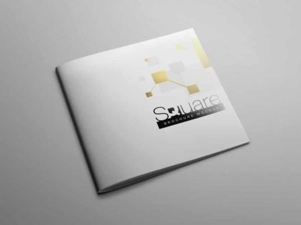 Square Brochure Mockup