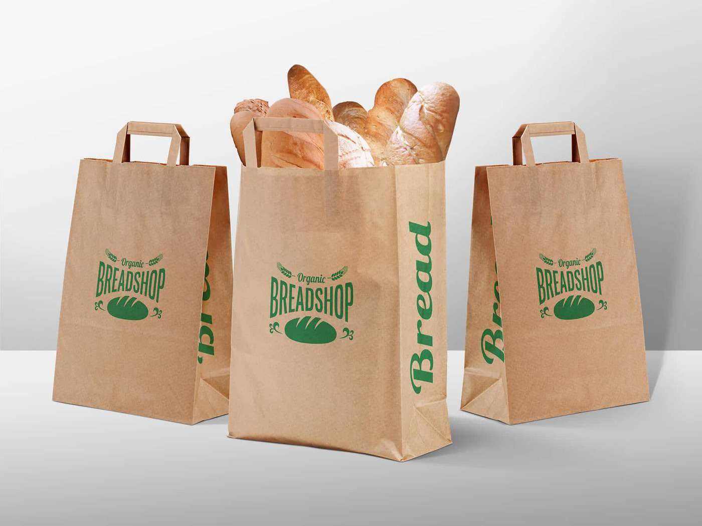 Various Shopping Bags Mockup on Vectoogravic Design ...