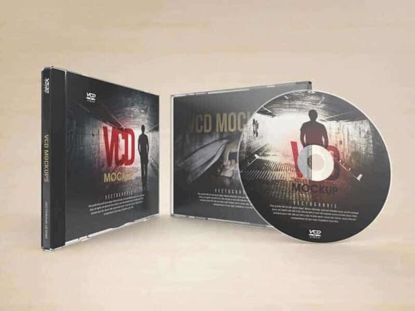 VCD Jewel Case Mockups
