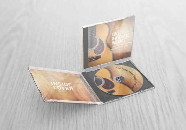 CD VCD Jewel Case Mockups v2