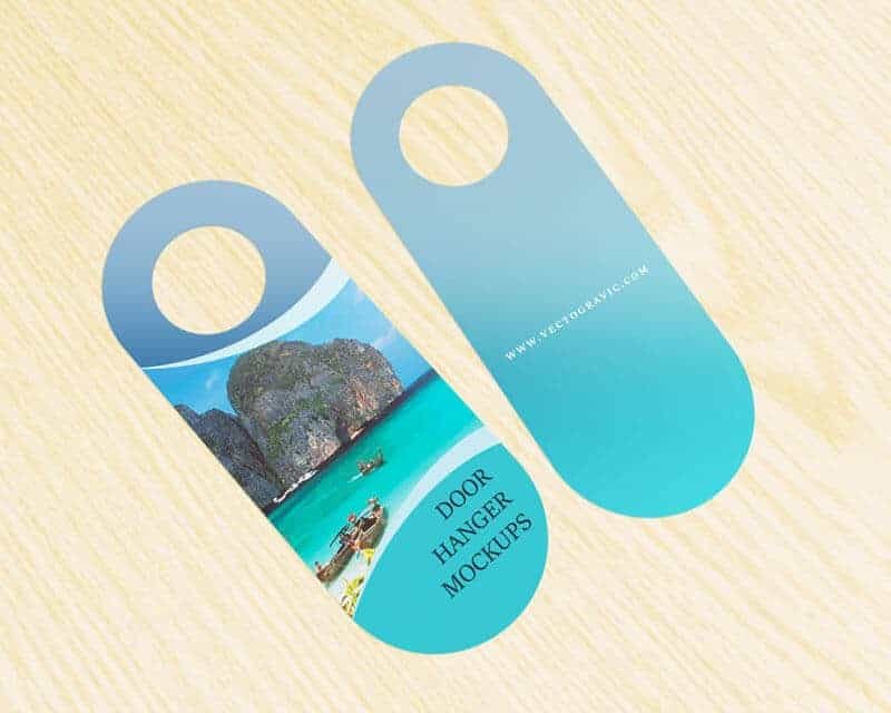Door Hanger Mockups