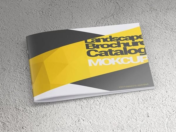Landscape Brochure Catalog Mockups