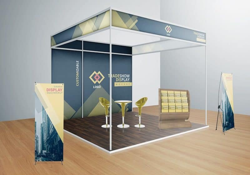 Download Various Tradeshow Exhibition Booth Mockups on Vectogravic.com - Vectogravic Design