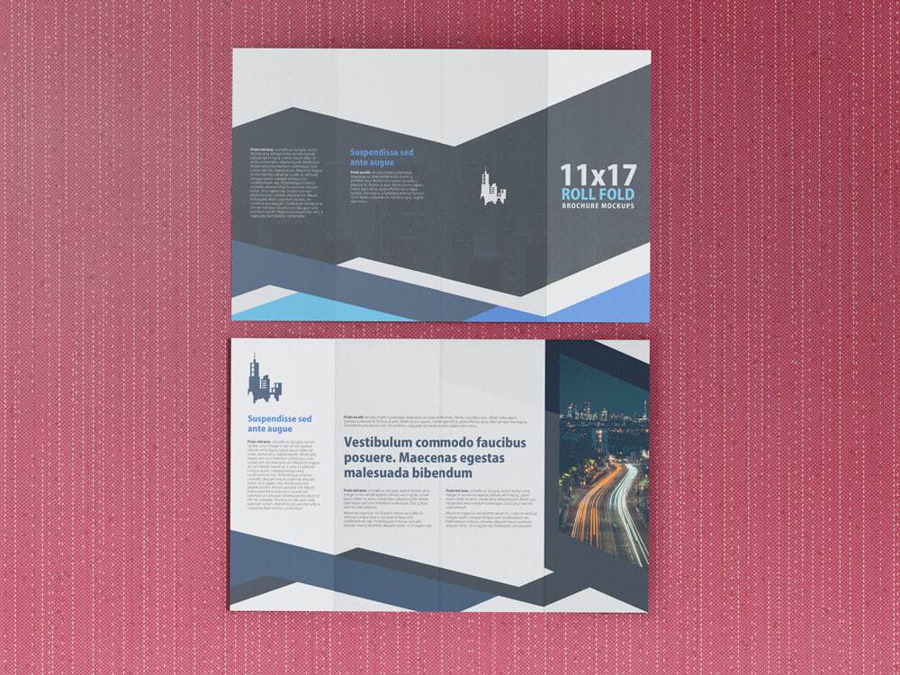 11X17 Folded Brochure Template