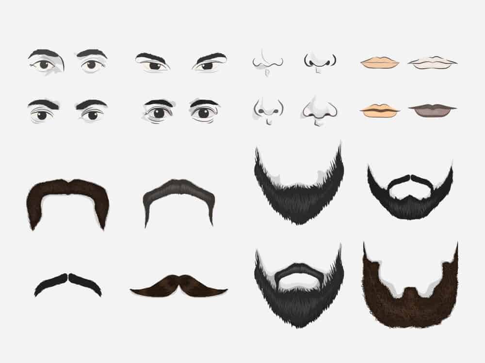 Customizable Vector Avatar Head