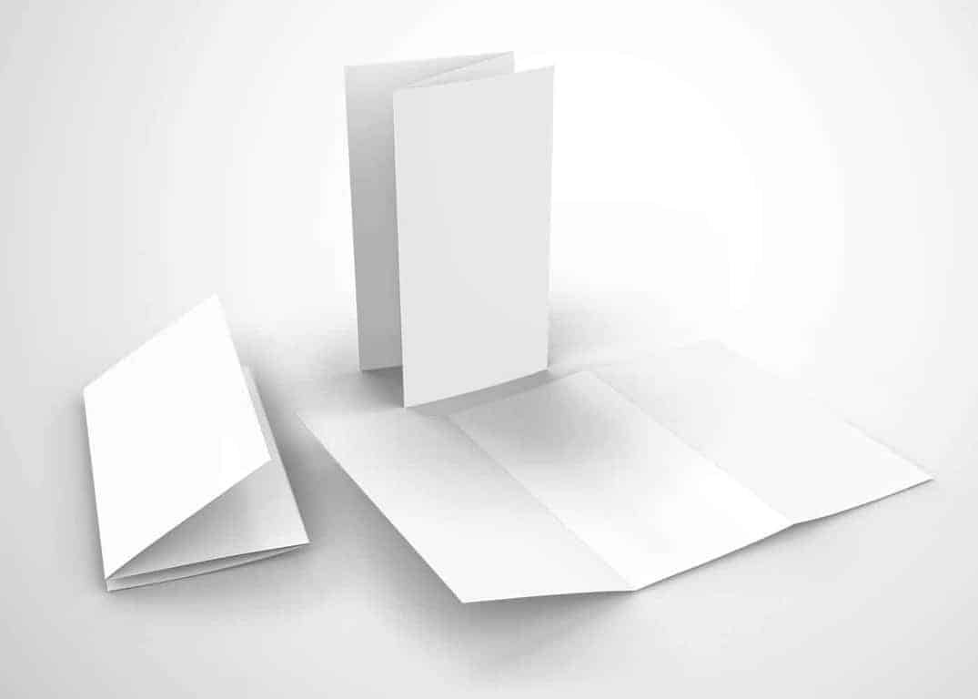 11×17 Z-Fold Brochure Mockups