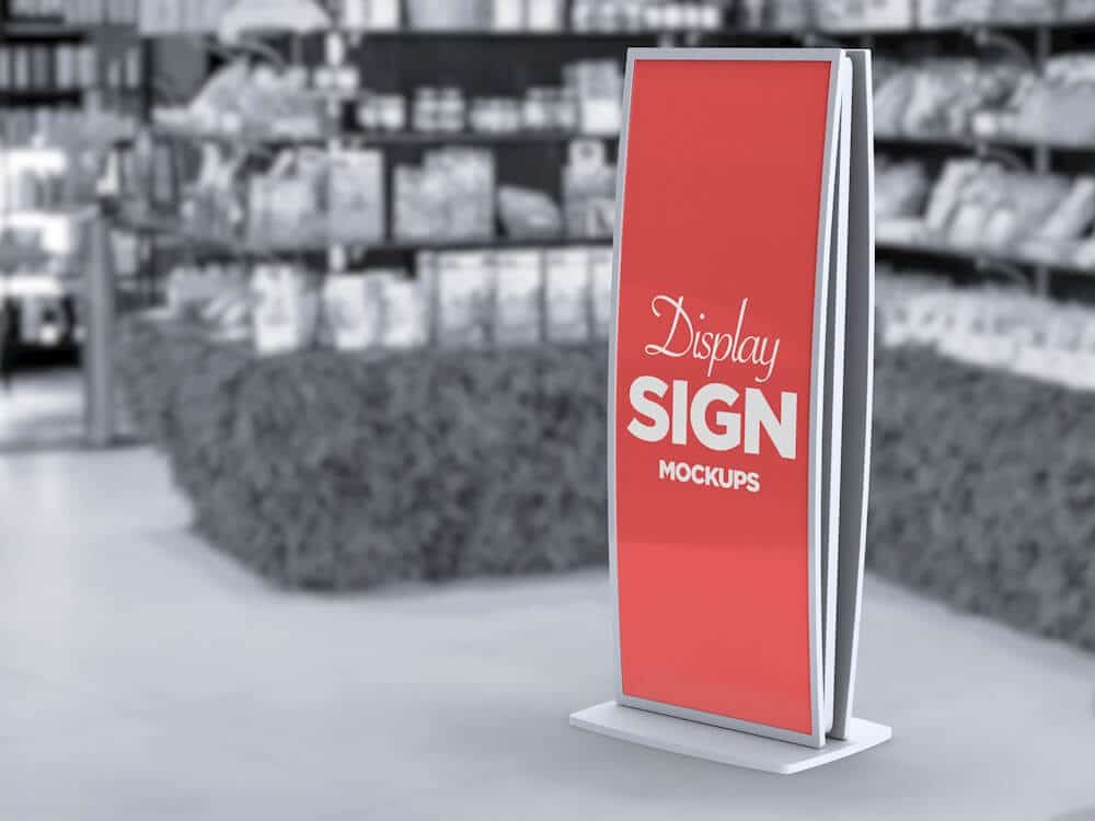 Download Mockup Display Rack Free Download - Display Stand Psd Mockup | Creative Product Mockups ...