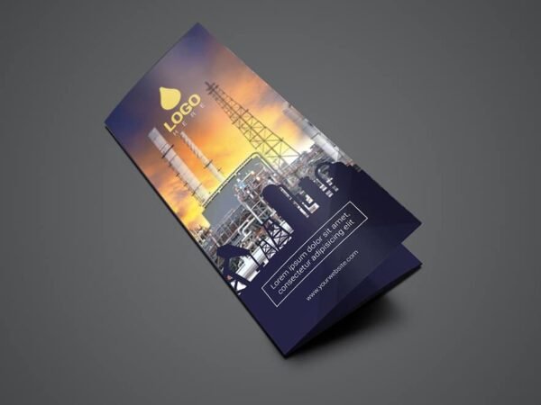 01 Trifold Oil And Gas Flyer Template