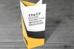 11x17 Double parallel Fold Brochure Mockups