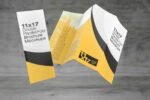 11×17 Double Parallel Fold Brochure Mockups
