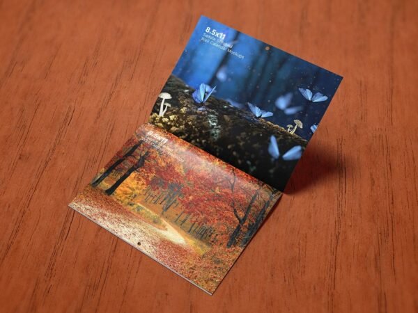 8.5x11 Wall Calendar Mockups