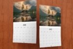8.5x11 Wall Calendar Mockups