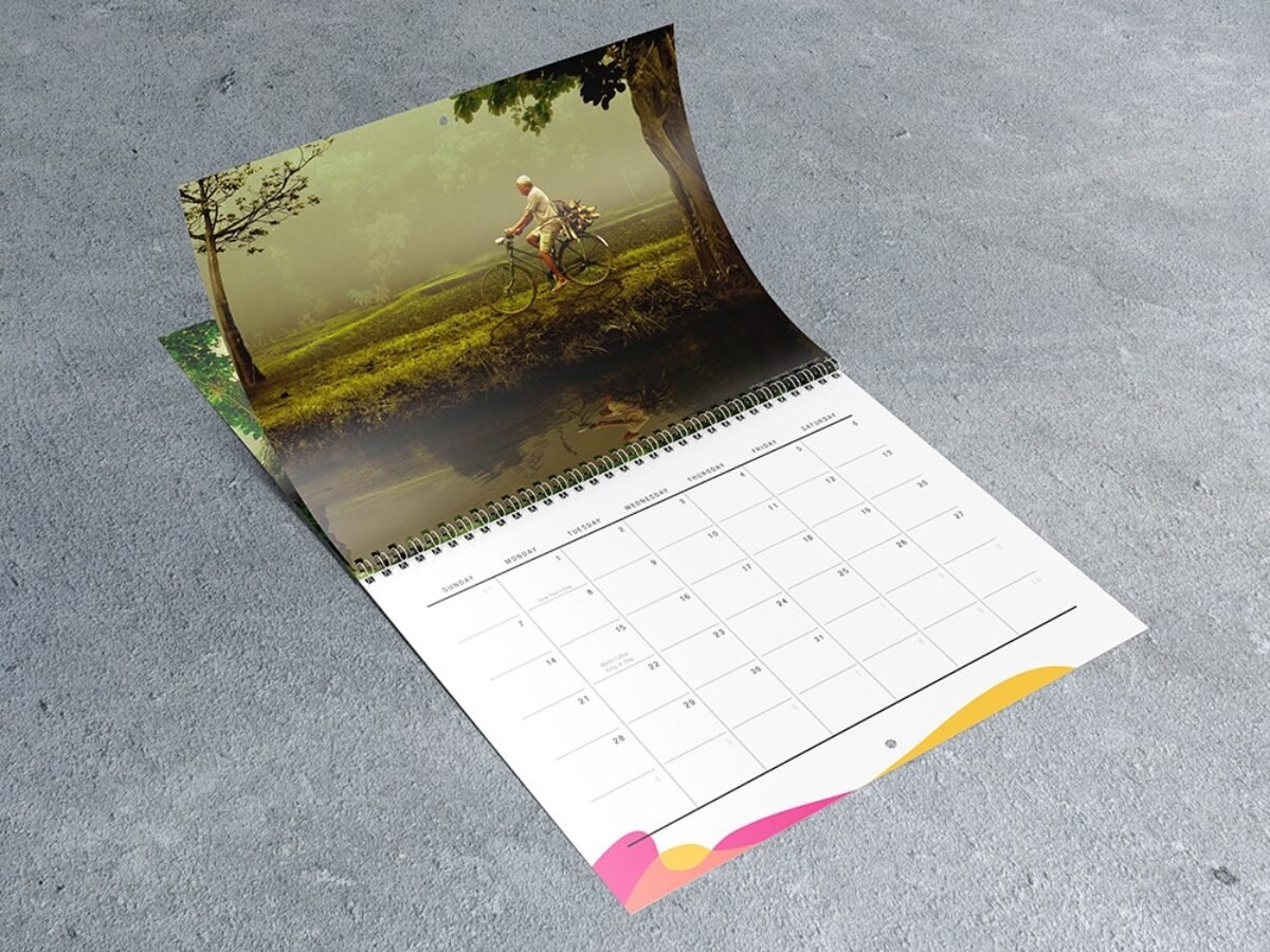 8.5x11 Wall Calendar Mockups Search 02