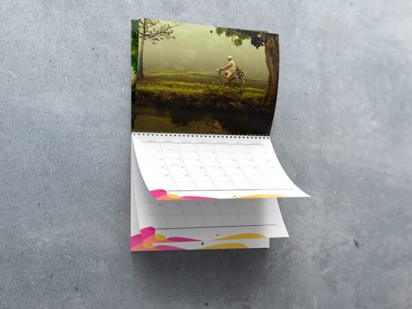 8.5x11 Wall Calendar Mockups Search 05