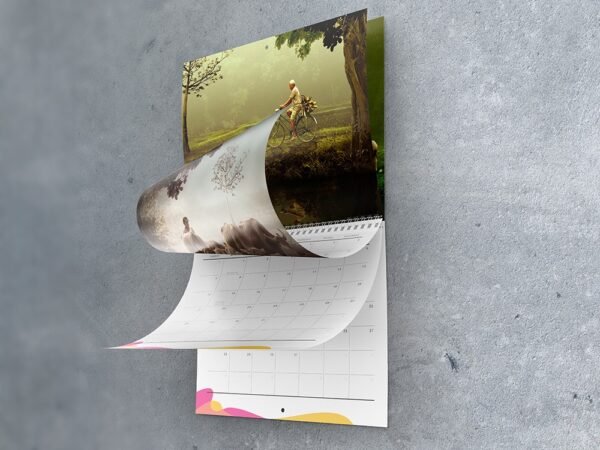 8.5x11 Wall Calendar Mockups Search 07