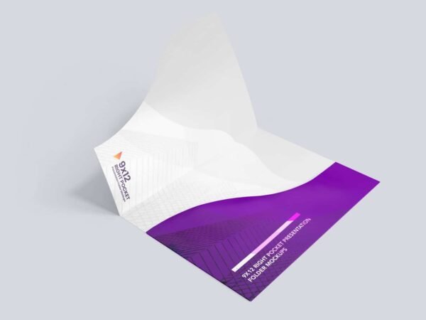 9x12 Right Pocket Presentation Folder Mockups 01