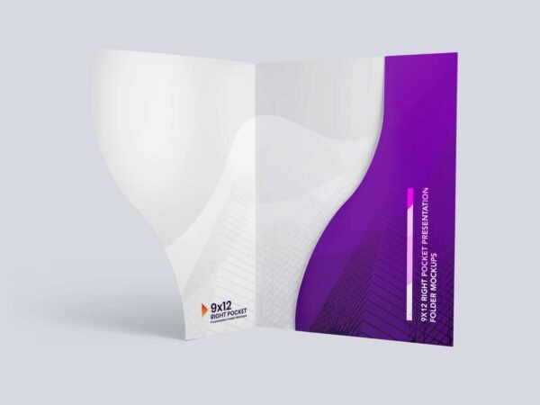9x12 Right Pocket Presentation Folder Mockups 03