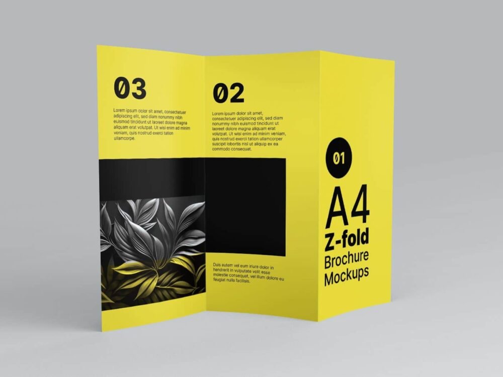  A4-Z-fold-Brochure-Mockups 