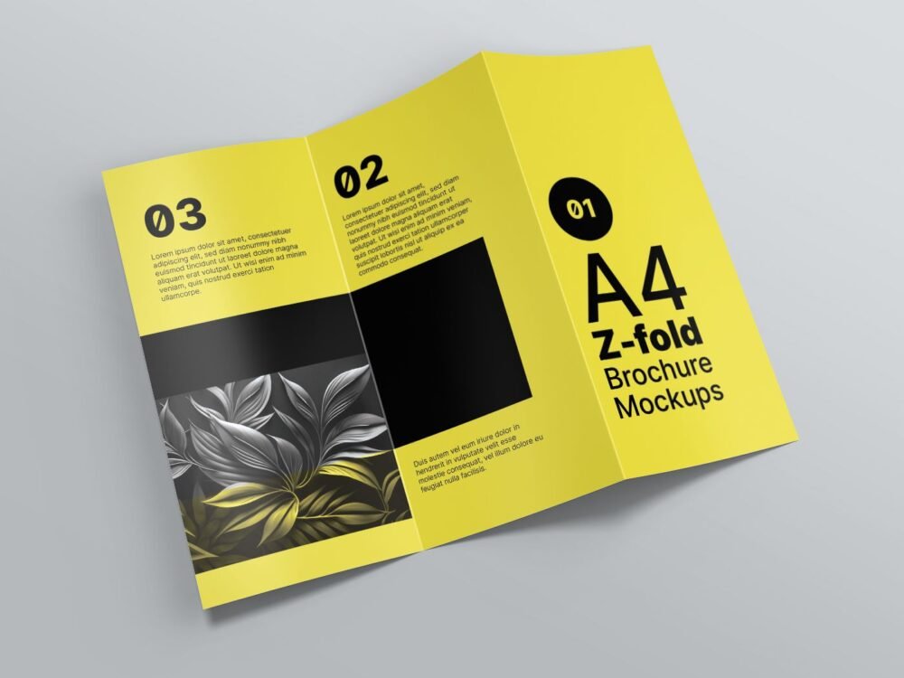  A4-Z-fold-Brochure-Mockups 