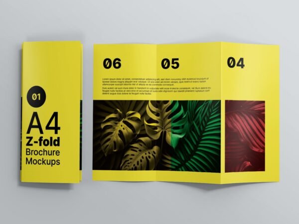 A4-Z-fold-Brochure-Mockups