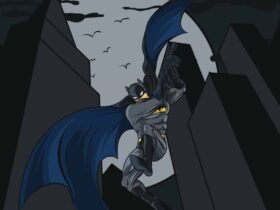 Batman Cartoon Illustration