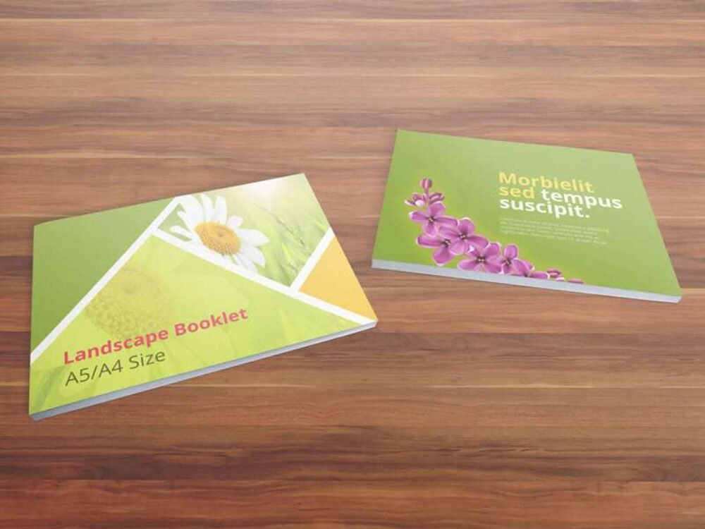  Booklet Mockups - A5/A4 Size 