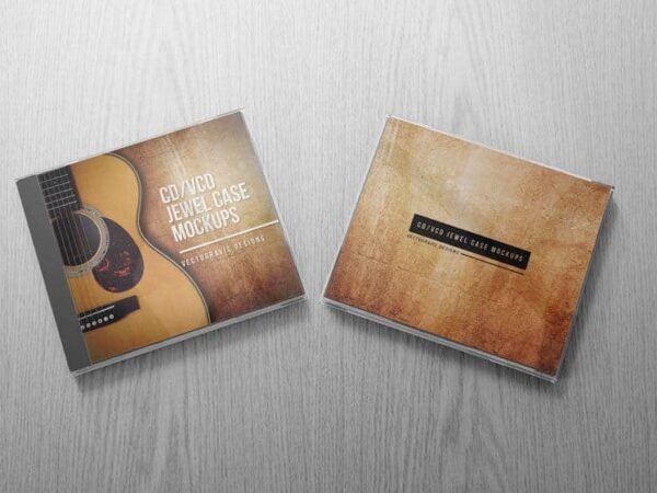 CD VCD Jewel Case Mockups