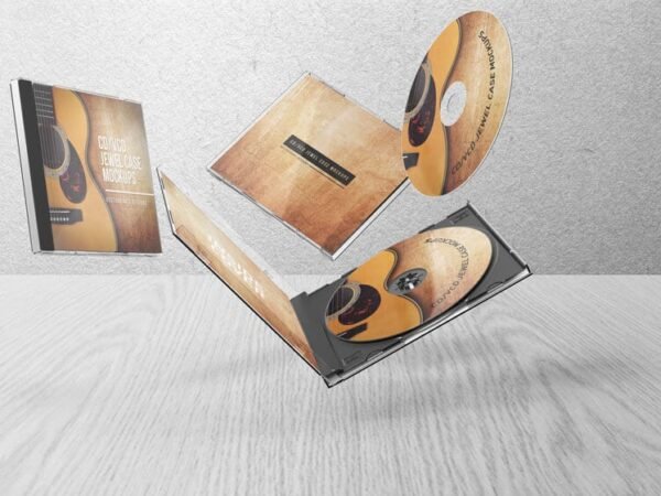CD VCD Jewel Case Mockups