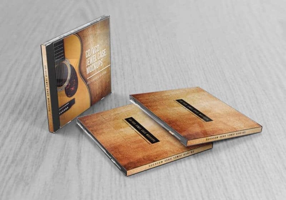  CD VCD Jewel Case Mockups 