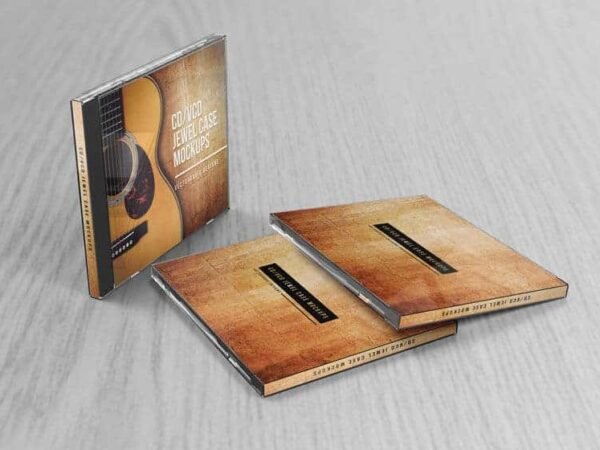 CD VCD Jewel Case Mockups
