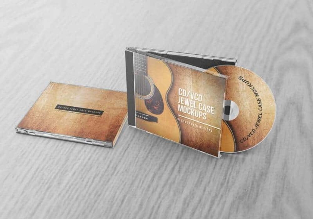  CD VCD Jewel Case Mockups 