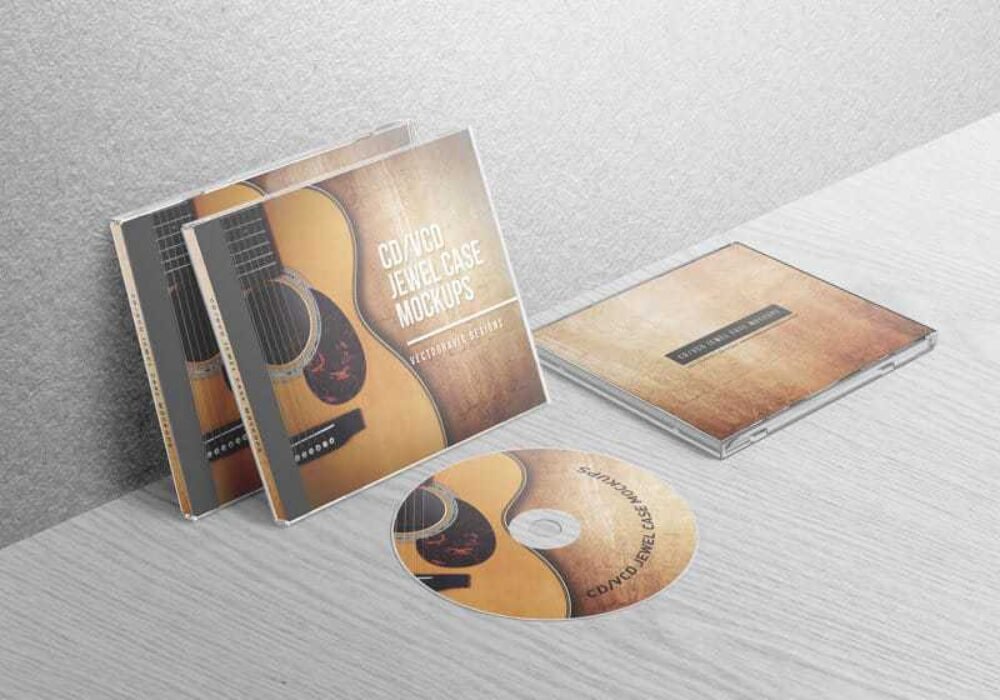  CD VCD Jewel Case Mockups 