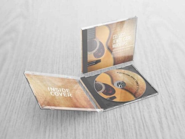 CD VCD Jewel Case Mockups