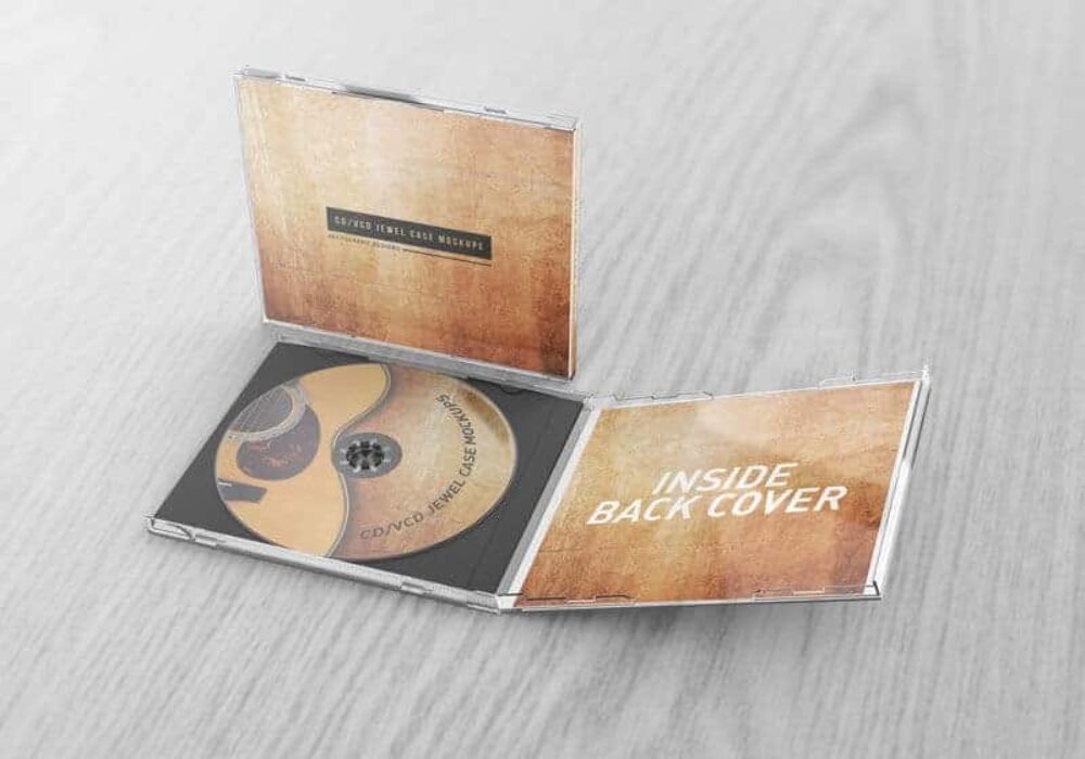  CD VCD Jewel Case Mockups 