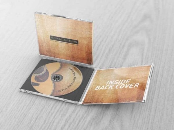 CD VCD Jewel Case Mockups