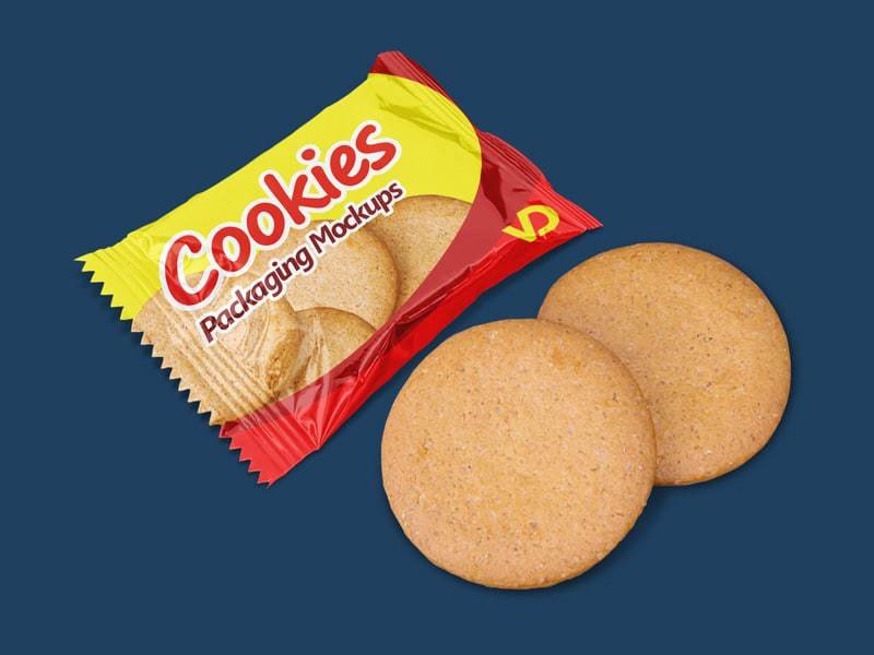 Free Cookies Packaging Mockups