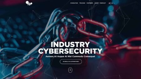 Cybersecurity Technology Web Template