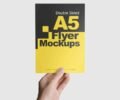  01 Double Sided A5 Flyer Mockups 