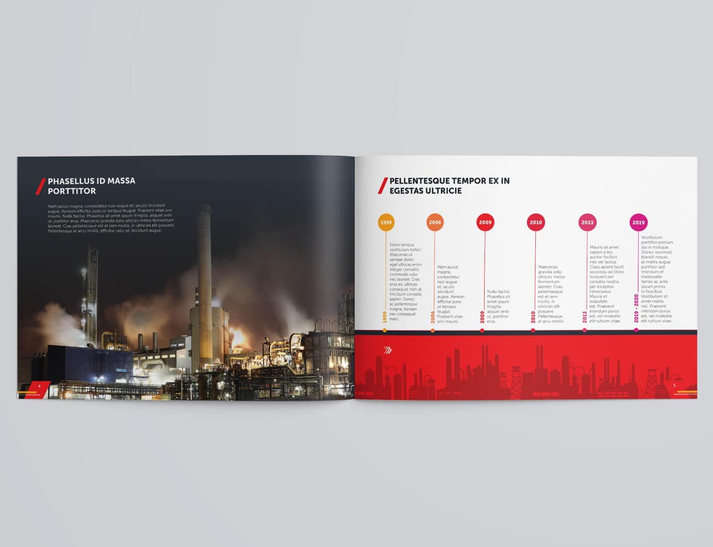 Drilling Company Profile Booklet Template