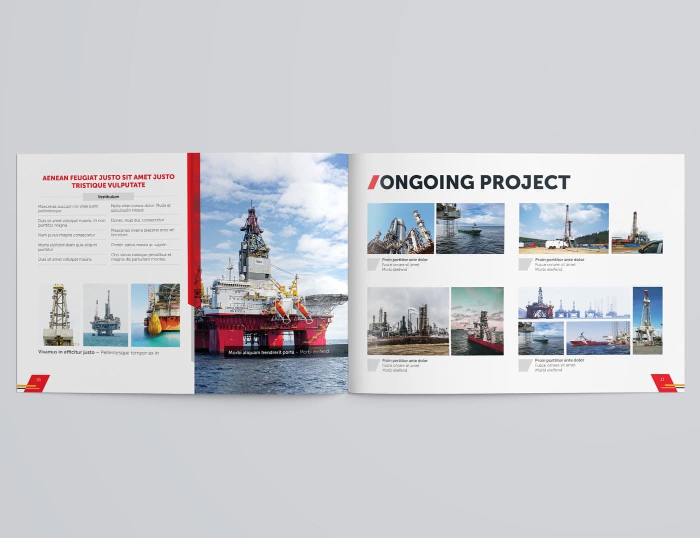 Drilling Company Profile Booklet Template