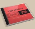  Free CD Jewel Case Mockup 