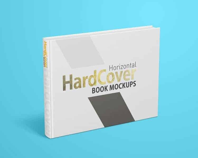 Landscape Hardcover Book Mock ups