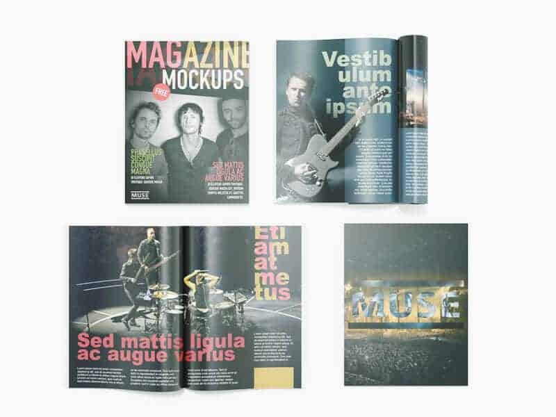 Free Magazine Mockups