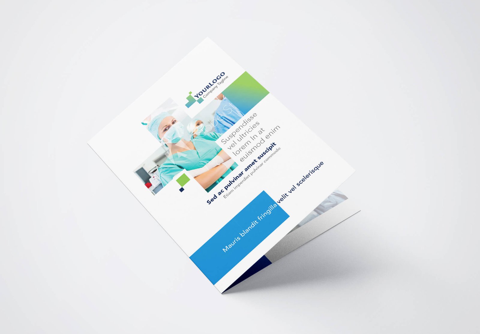 Half Fold Surgical Brochure Template