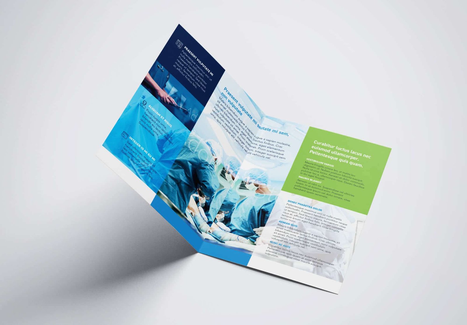 Half Fold Surgical Brochure Template