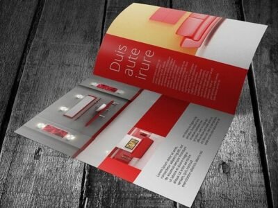 Half-fold-Flyer-Mockup