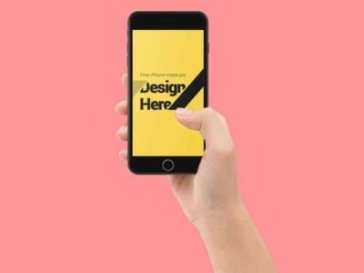 Hand Hold IPhone Mock ups