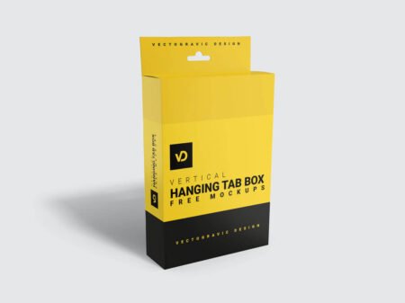 Hanging Tab Box Mockups